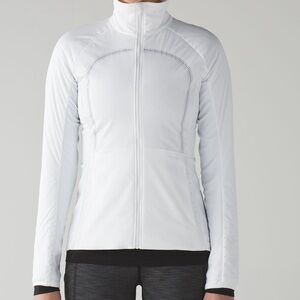 LULULEMON RUN FOR COLD JACKET | SIZE 6 | WHITE